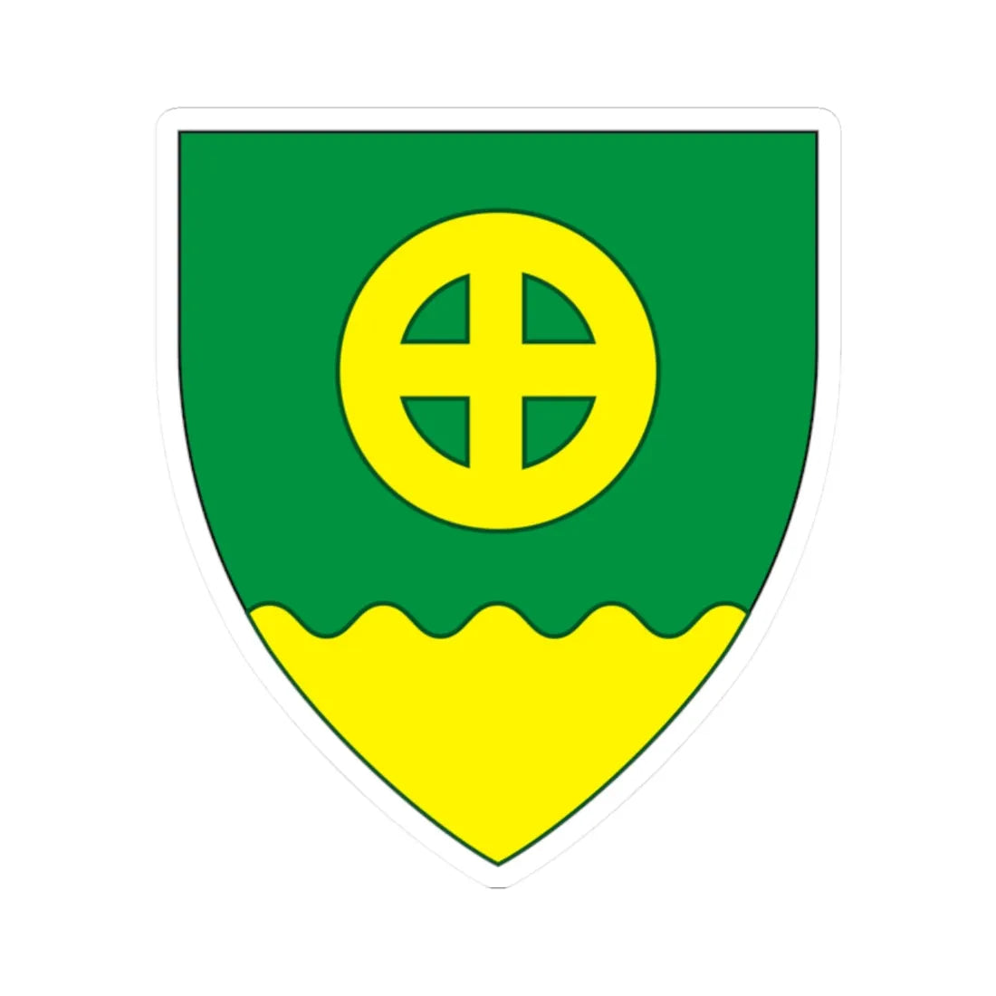 Varstu valla vapp (Estonia) (Coat of Arms) STICKER Vinyl Kiss-Cut Decal 2 Inch White - The Sticker Space