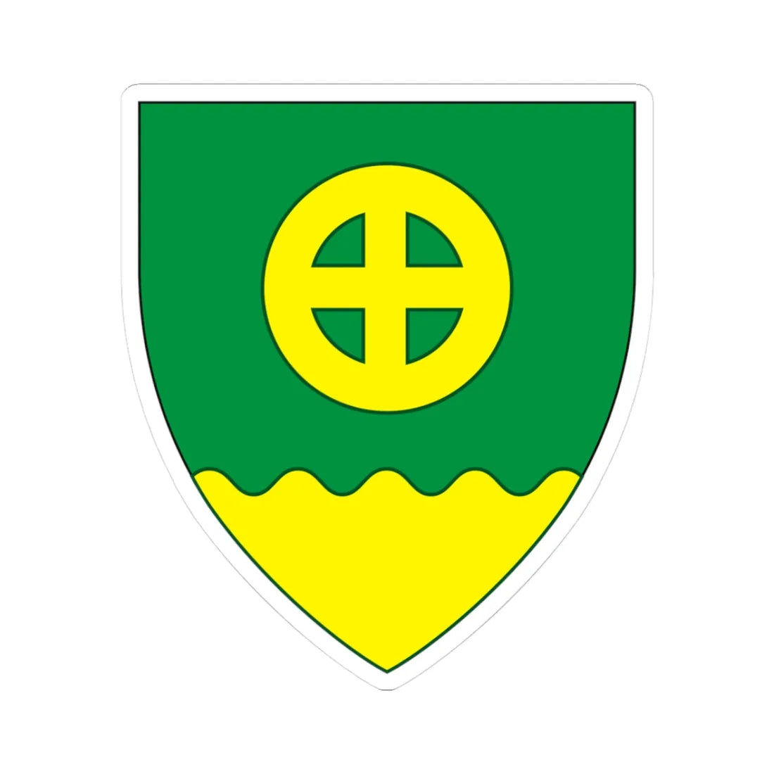 Varstu valla vapp (Estonia) (Coat of Arms) STICKER Vinyl Kiss-Cut Decal 3 Inch White - The Sticker Space