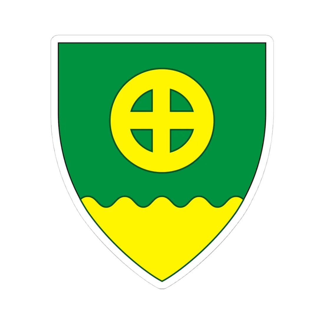 Varstu valla vapp (Estonia) (Coat of Arms) STICKER Vinyl Kiss-Cut Decal 4 Inch White - The Sticker Space