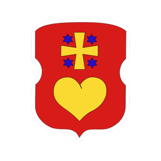 Varva coat (Ukraine) (Coat of Arms) STICKER Vinyl Kiss-Cut Decal 2 Inch White - The Sticker Space