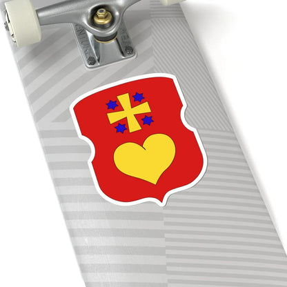 Varva coat (Ukraine) (Coat of Arms) STICKER Vinyl Kiss-Cut Decal - The Sticker Space