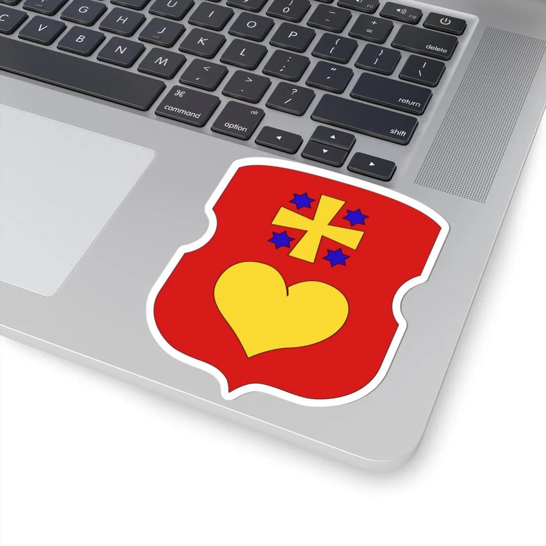 Varva coat (Ukraine) (Coat of Arms) STICKER Vinyl Kiss-Cut Decal - The Sticker Space