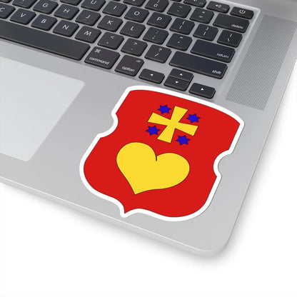 Varva coat (Ukraine) (Coat of Arms) STICKER Vinyl Kiss-Cut Decal - The Sticker Space