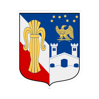 Vasa-Bernadotte vapen (Sweden) (Coat of Arms) STICKER Vinyl Kiss-Cut Decal 2 Inch White - The Sticker Space