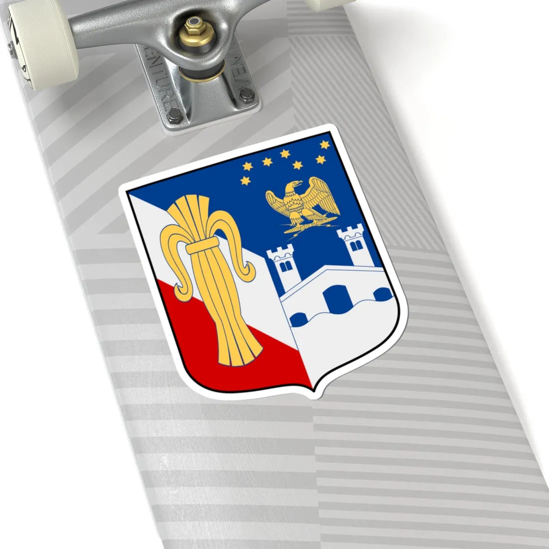 Vasa-Bernadotte vapen (Sweden) (Coat of Arms) STICKER Vinyl Kiss-Cut Decal - The Sticker Space