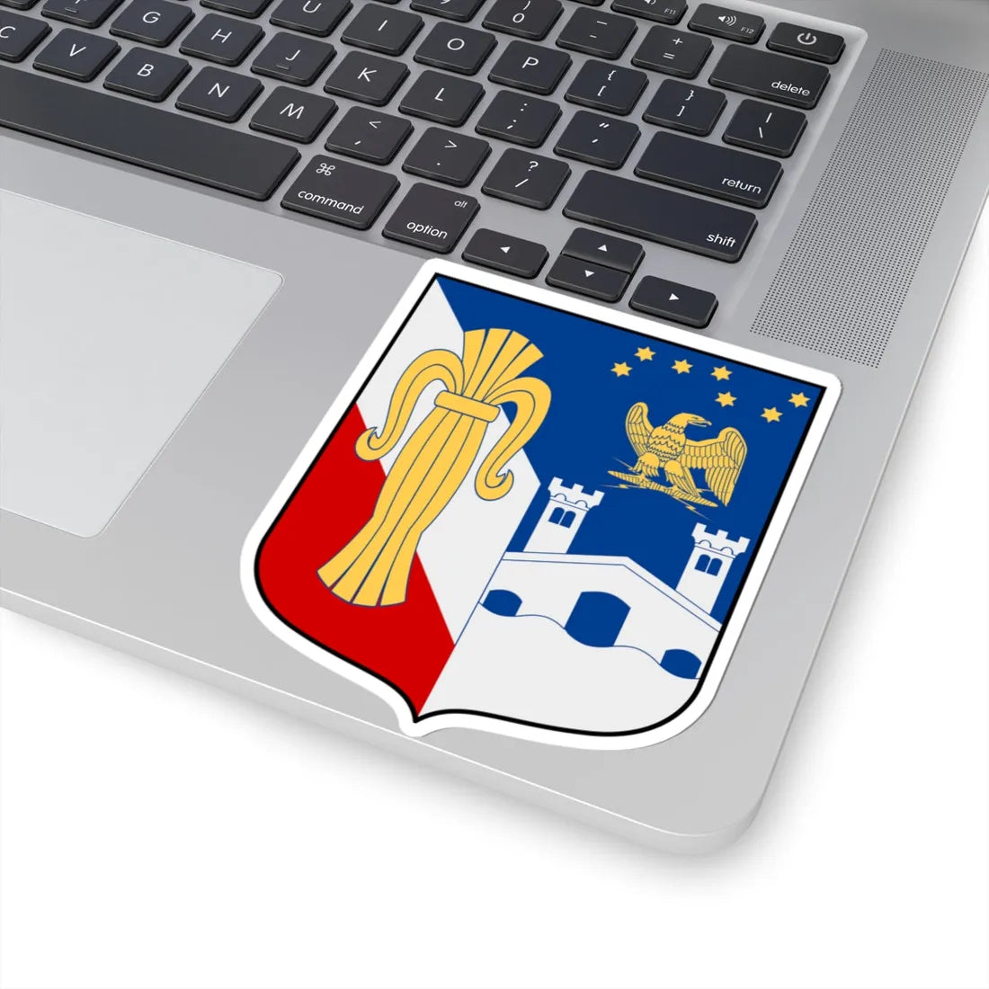 Vasa-Bernadotte vapen (Sweden) (Coat of Arms) STICKER Vinyl Kiss-Cut Decal - The Sticker Space