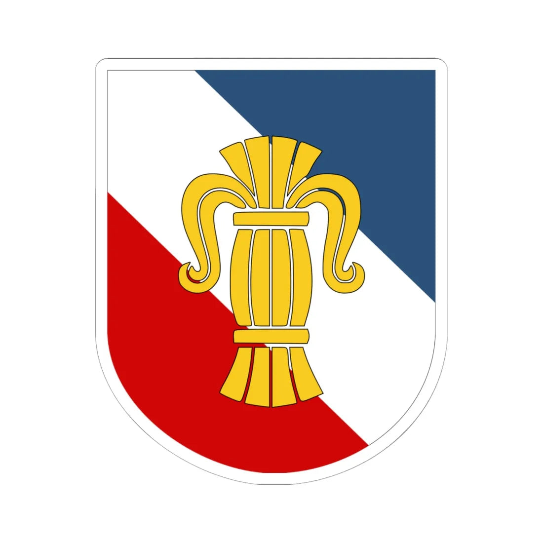 Vasa Royal COA (Sweden) (Coat of Arms) STICKER Vinyl Kiss-Cut Decal 6 Inch White - The Sticker Space