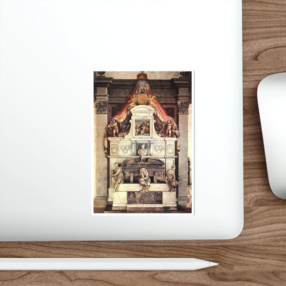 VASARI, Giorgio - Monument to Michelangelo (Artwork) STICKER Vinyl Die-Cut Decal-The Sticker Space