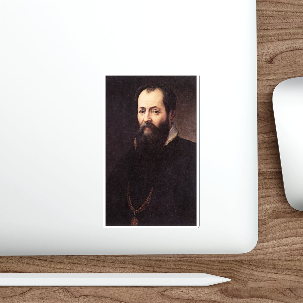 VASARI, Giorgio - Self-portrait (detail) (Artwork) STICKER Vinyl Die-Cut Decal-The Sticker Space