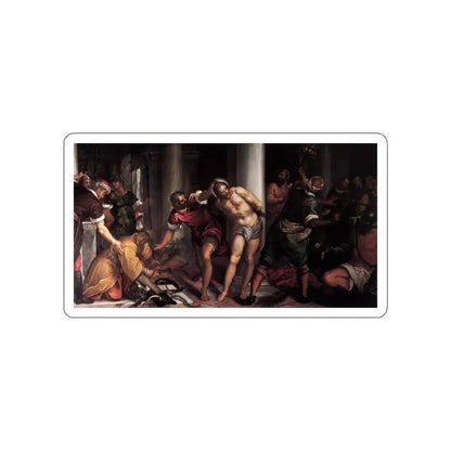 VASSILACCHI, Antonio - Flagellation (Artwork) STICKER Vinyl Die-Cut Decal White Die-Cut 5 Inch - The Sticker Space