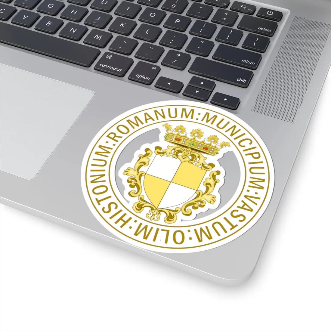 Vasto-Sigillo (Italy) (Coat of Arms) STICKER Vinyl Kiss-Cut Decal - The Sticker Space