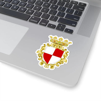 Vasto-Stemma-2 (Italy) (Coat of Arms) STICKER Vinyl Kiss-Cut Decal - The Sticker Space