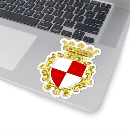 Vasto-Stemma-2 (Italy) (Coat of Arms) STICKER Vinyl Kiss-Cut Decal - The Sticker Space