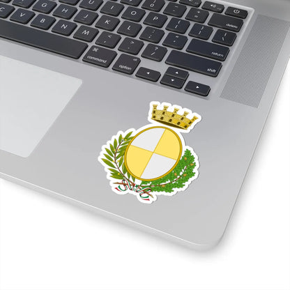 Vasto-Stemma (Italy) (Coat of Arms) STICKER Vinyl Kiss-Cut Decal - The Sticker Space