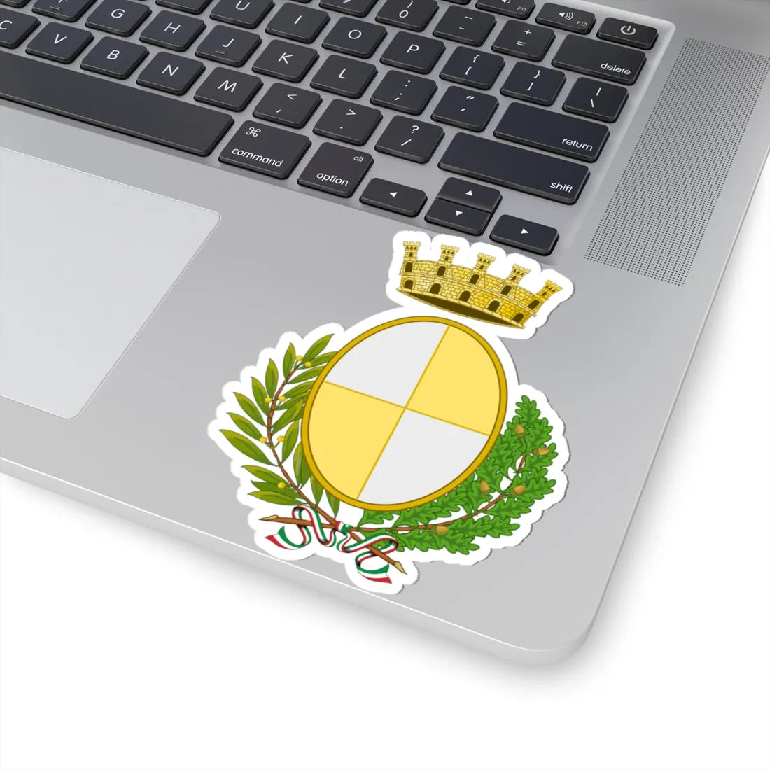Vasto-Stemma (Italy) (Coat of Arms) STICKER Vinyl Kiss-Cut Decal - The Sticker Space
