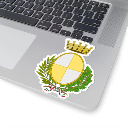 Vasto-Stemma (Italy) (Coat of Arms) STICKER Vinyl Kiss-Cut Decal - The Sticker Space
