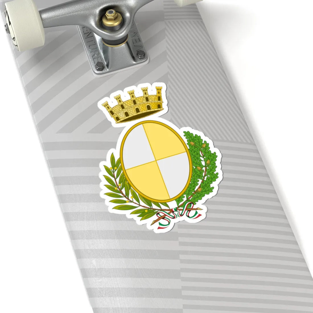 Vasto-Stemma (Italy) (Coat of Arms) STICKER Vinyl Kiss-Cut Decal - The Sticker Space