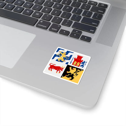 Vastra Gotalands lan vapenflagga (Sweden) STICKER Vinyl Kiss-Cut Decal - The Sticker Space