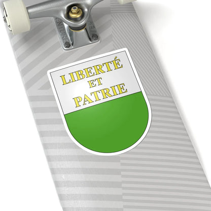 Vaud-coat of arms (Switzerland) (Coat of Arms) STICKER Vinyl Kiss-Cut Decal - The Sticker Space