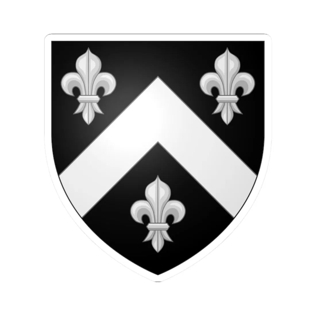 Vaughan arms (Wales) (Coat of Arms) STICKER Vinyl Kiss-Cut Decal 2 Inch White - The Sticker Space