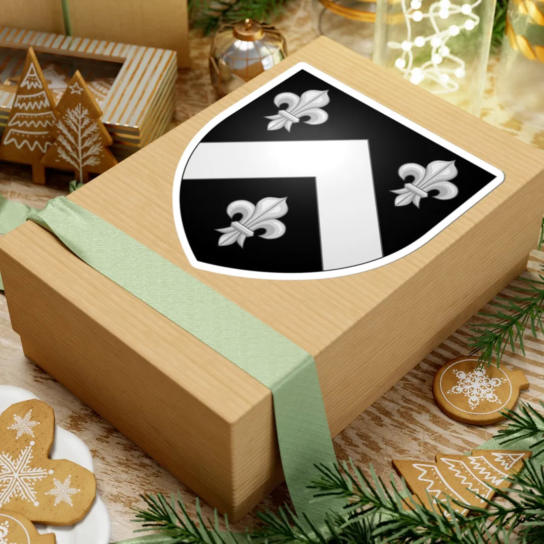 Vaughan arms (Wales) (Coat of Arms) STICKER Vinyl Kiss-Cut Decal - The Sticker Space