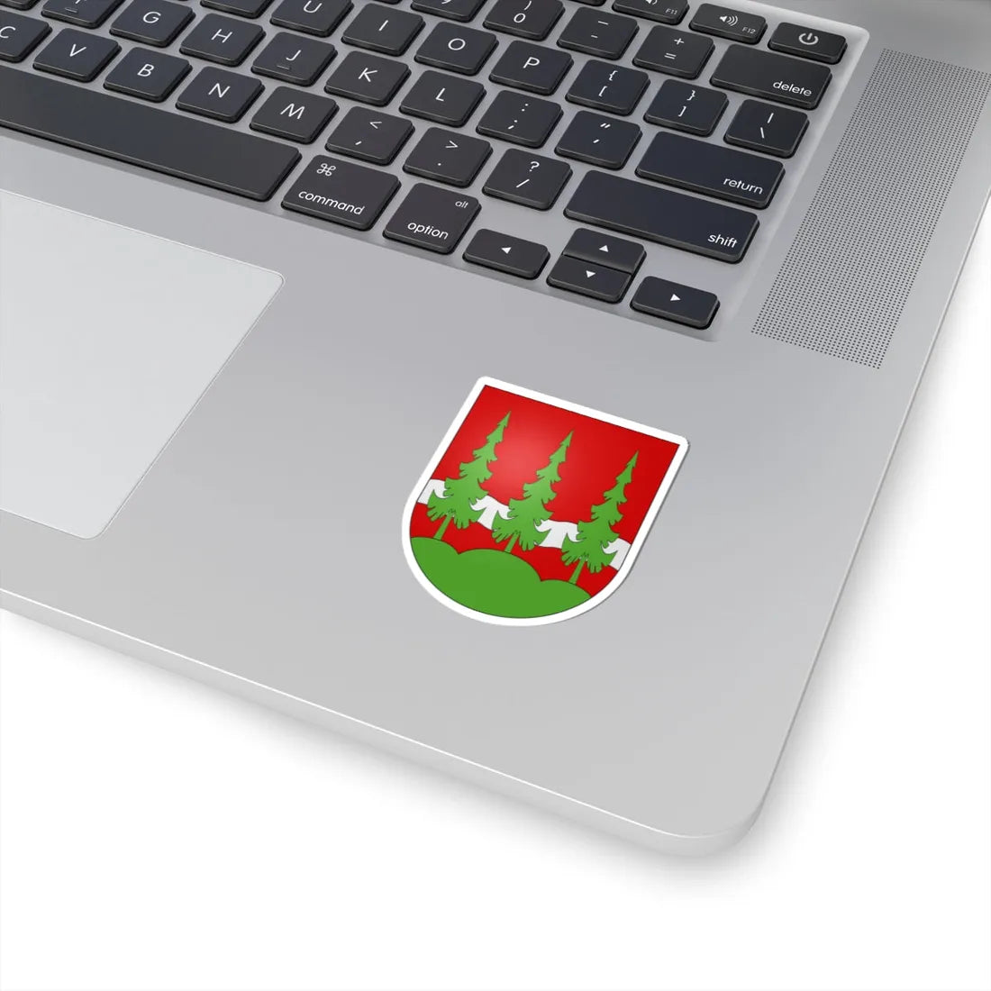 Vaulruz-coat of arms (Switzerland) (Coat of Arms) STICKER Vinyl Kiss-Cut Decal - The Sticker Space