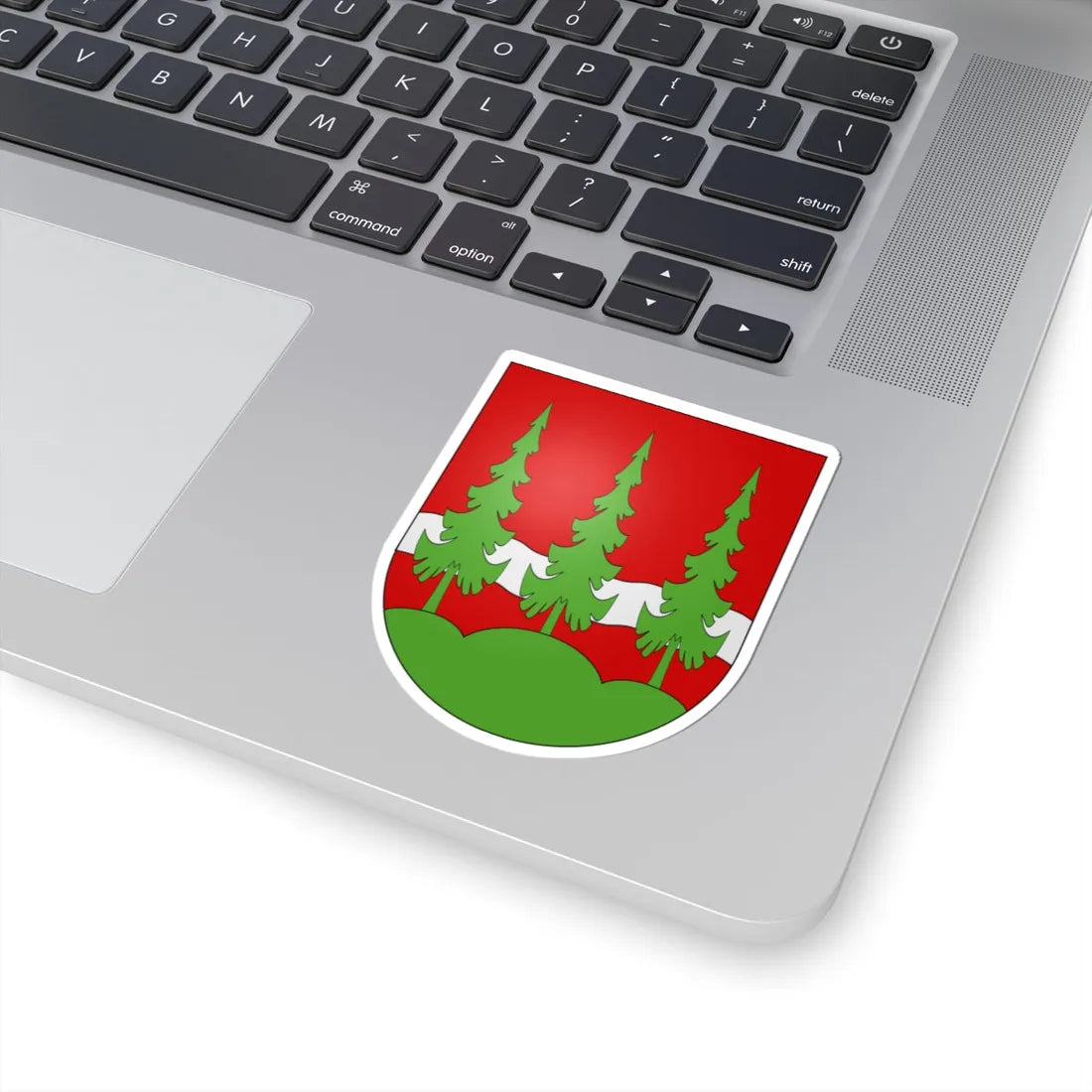 Vaulruz-coat of arms (Switzerland) (Coat of Arms) STICKER Vinyl Kiss-Cut Decal - The Sticker Space