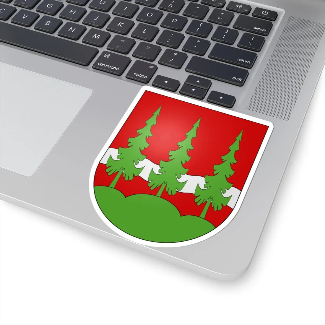 Vaulruz-coat of arms (Switzerland) (Coat of Arms) STICKER Vinyl Kiss-Cut Decal - The Sticker Space