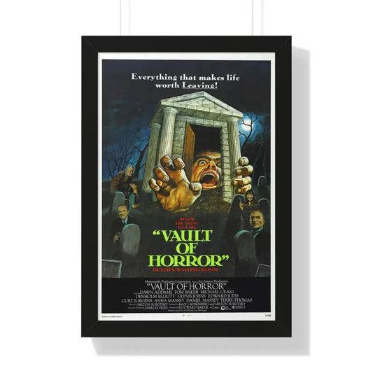 VAULT OF HORROR 1973 - Framed Movie Poster 16″ x 24″ Black - The Sticker Space