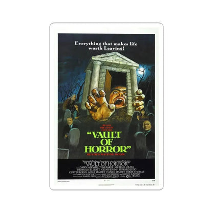 VAULT OF HORROR 1973 Movie Poster - STICKER Vinyl Kiss-Cut Decal 4 Inch White - The Sticker Space