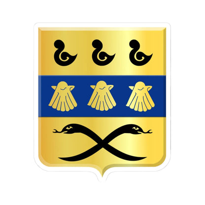 Vaux-sur-Sûre wapen (Belgium) (Coat of Arms) STICKER Vinyl Kiss-Cut Decal 3 Inch White - The Sticker Space