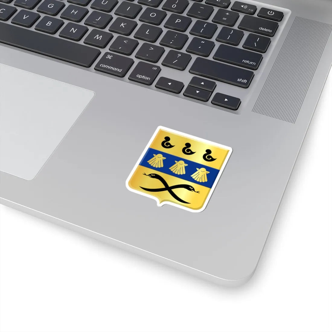 Vaux-sur-Sûre wapen (Belgium) (Coat of Arms) STICKER Vinyl Kiss-Cut Decal - The Sticker Space