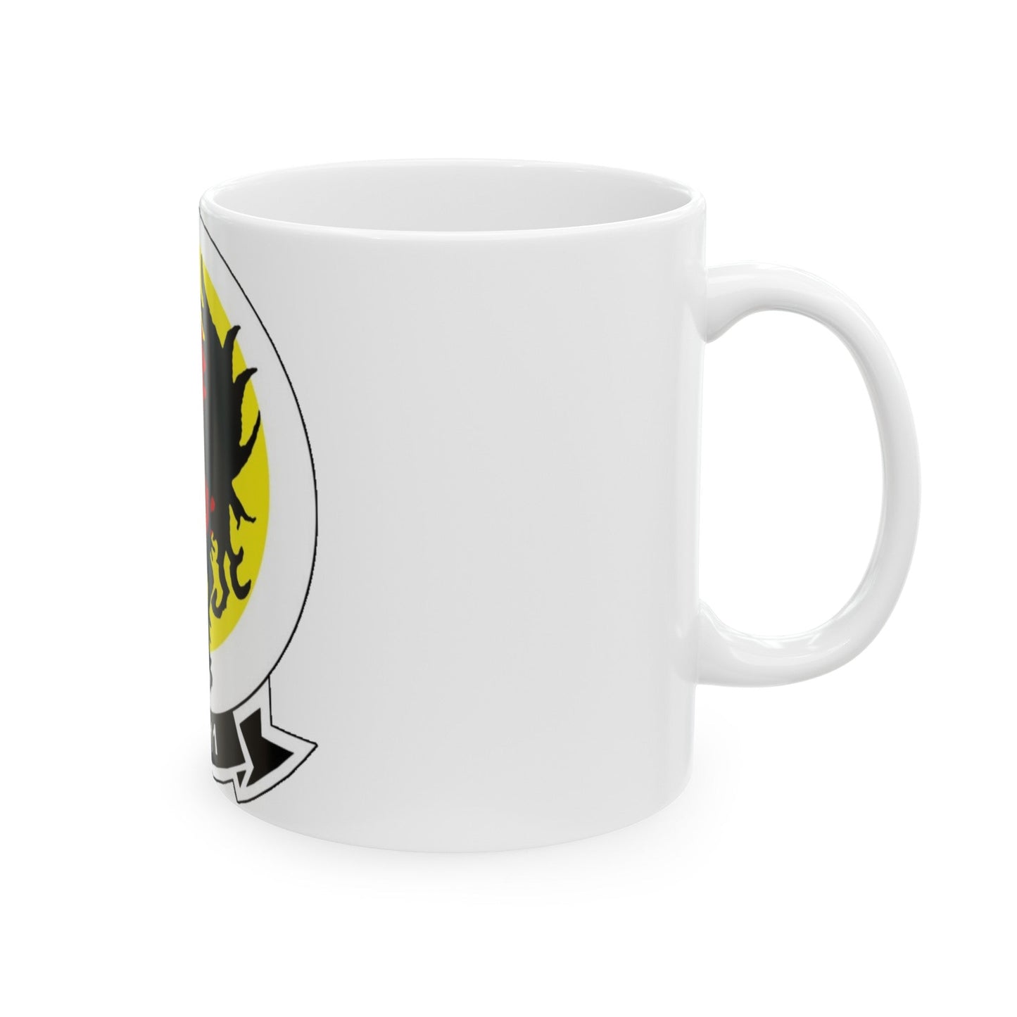 VAW 11 Carrier Airborne Early Warning Squadron 11 (U.S. Navy) White Coffee Mug-The Sticker Space