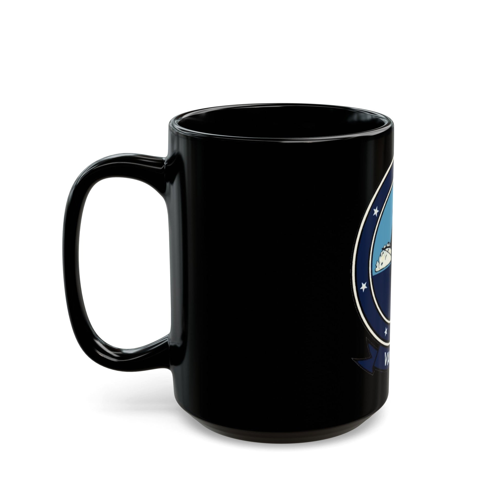 VAW 111 (U.S. Navy) Black Coffee Mug-The Sticker Space