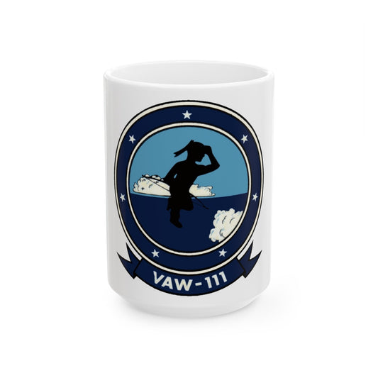 VAW 111 (U.S. Navy) White Coffee Mug-15oz-The Sticker Space