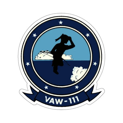 VAW 111 (U.S. Navy) STICKER Vinyl Kiss-Cut Decal 3 Inch White - The Sticker Space