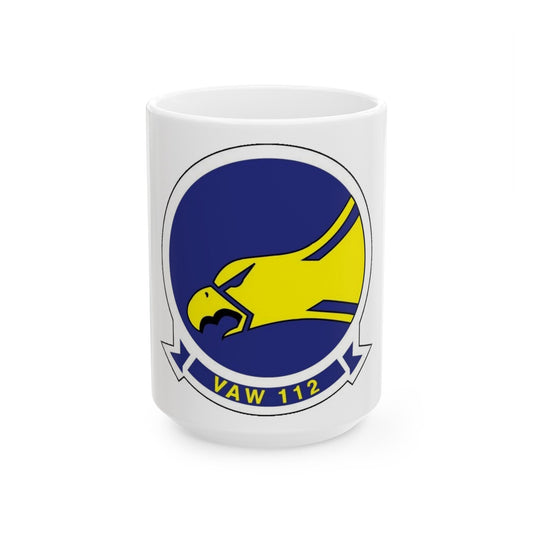 VAW 112 (U.S. Navy) White Coffee Mug-15oz-The Sticker Space