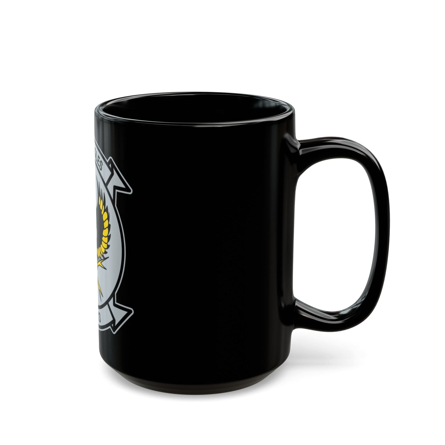 VAW 113 Blackeagles (U.S. Navy) Black Coffee Mug-The Sticker Space