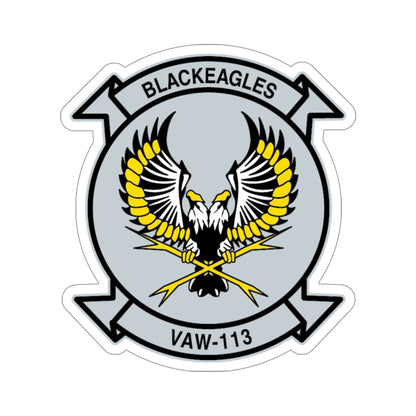 VAW 113 Blackeagles (U.S. Navy) STICKER Vinyl Die-Cut Decal-4 Inch-The Sticker Space