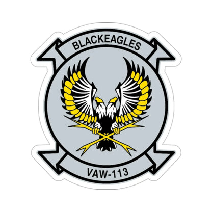 VAW 113 Blackeagles (U.S. Navy) STICKER Vinyl Die-Cut Decal 2 Inch - The Sticker Space