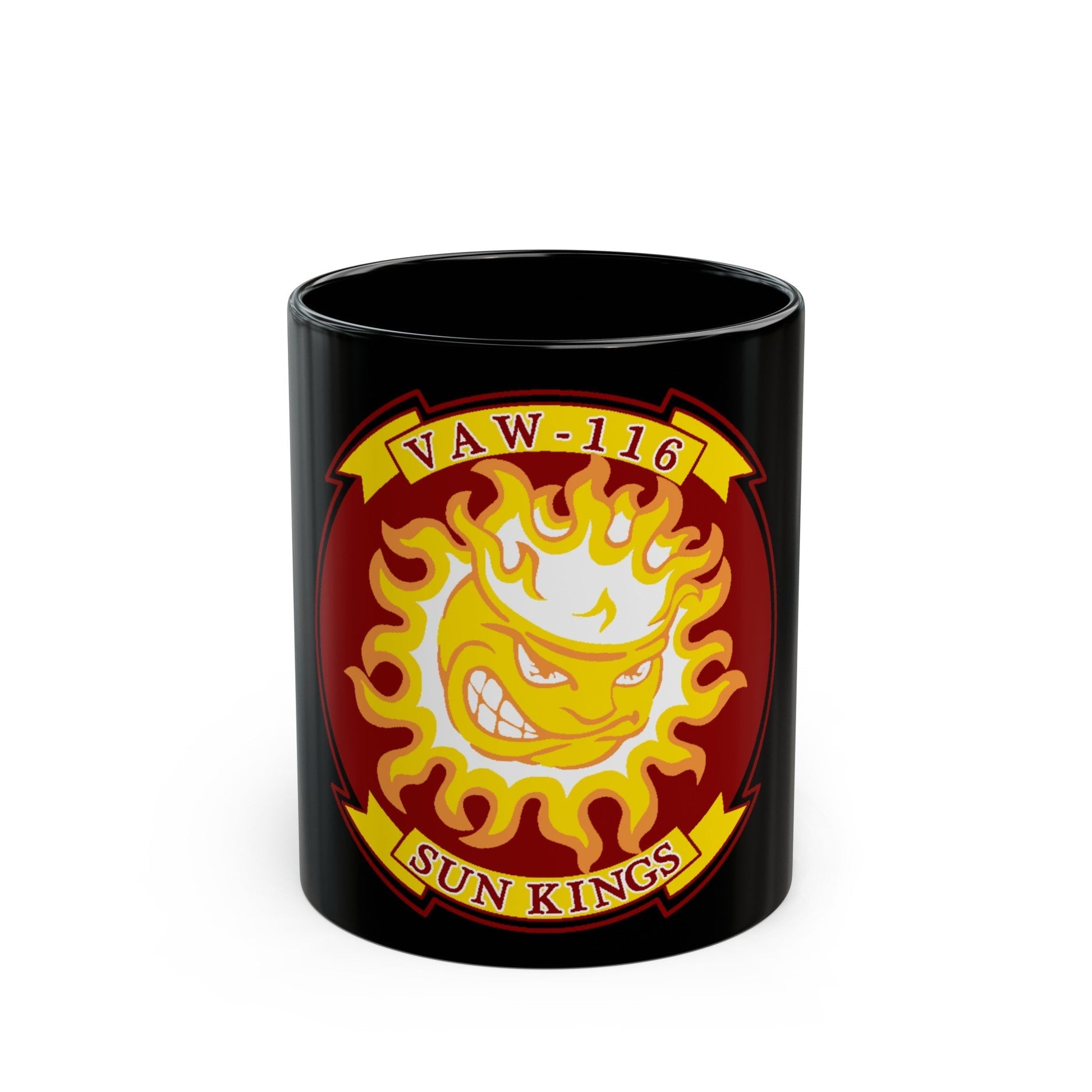 VAW 116 Sun Kings (U.S. Navy) Black Coffee Mug-11oz-The Sticker Space