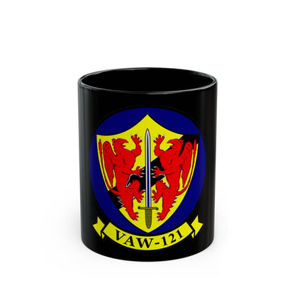 VAW 121 (U.S. Navy) Black Coffee Mug-11oz-The Sticker Space