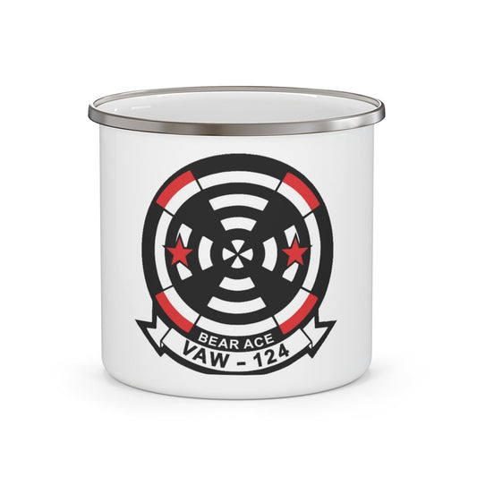 VAW 124 Bear Ace (U.S. Navy) Enamel Mug 12oz-12oz-The Sticker Space