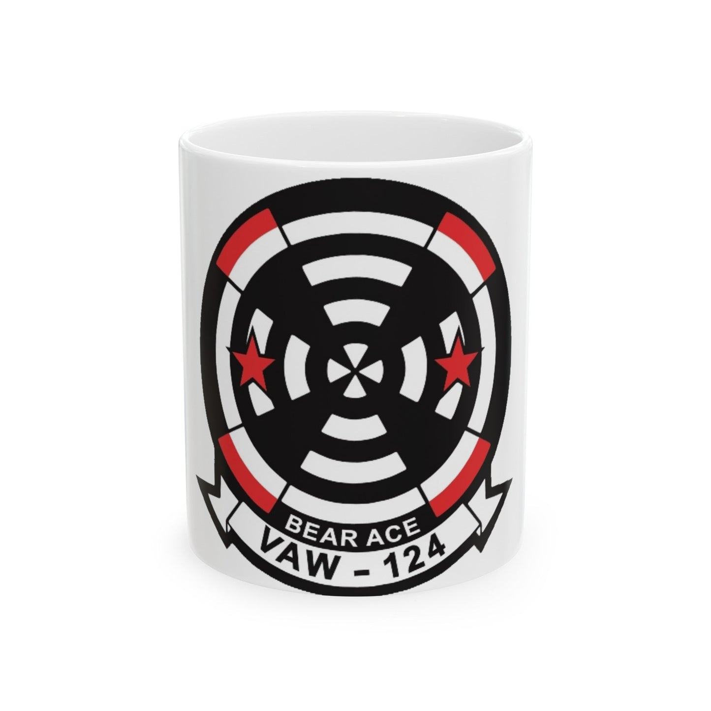 VAW 124 Bear Ace (U.S. Navy) White Coffee Mug-11oz-The Sticker Space