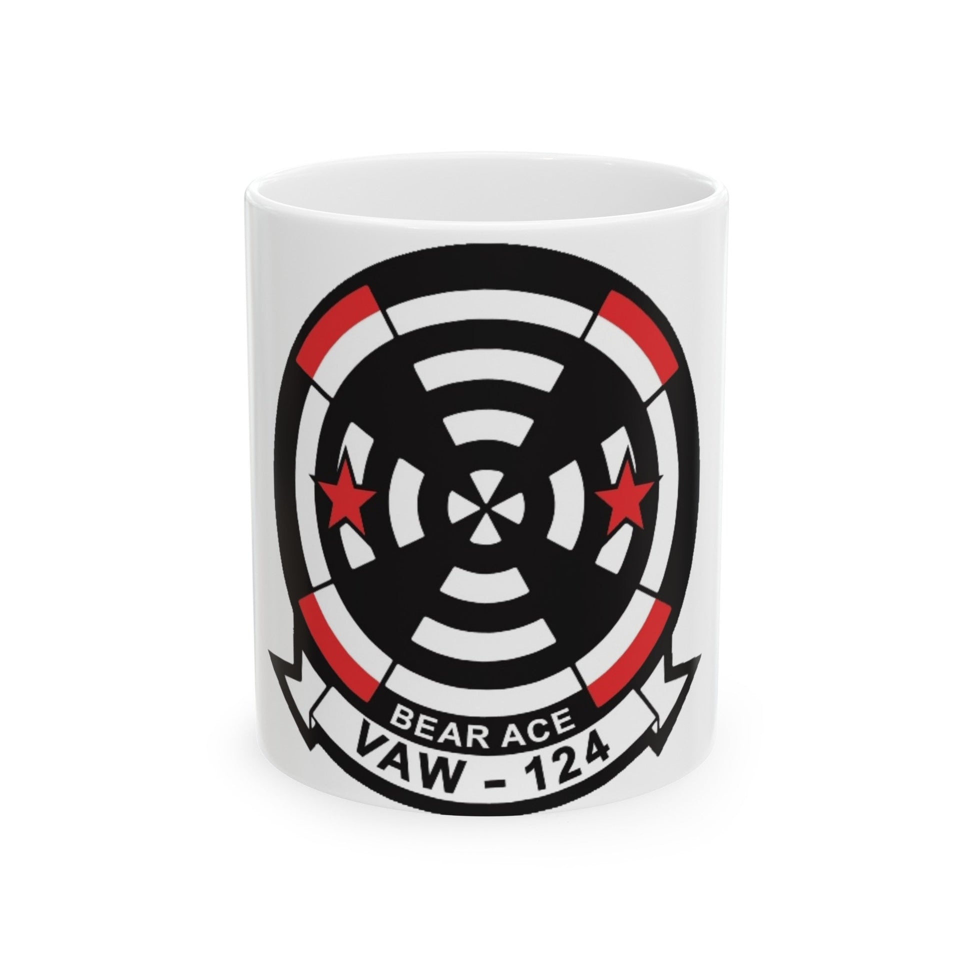 VAW 124 Bear Ace (U.S. Navy) White Coffee Mug-11oz-The Sticker Space