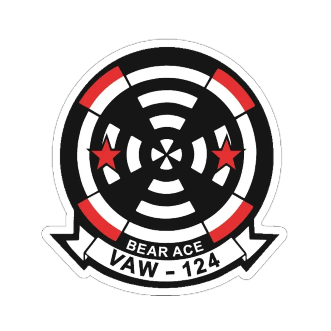 VAW 124 Bear Ace (U.S. Navy) STICKER Vinyl Die-Cut Decal 2 Inch - The Sticker Space