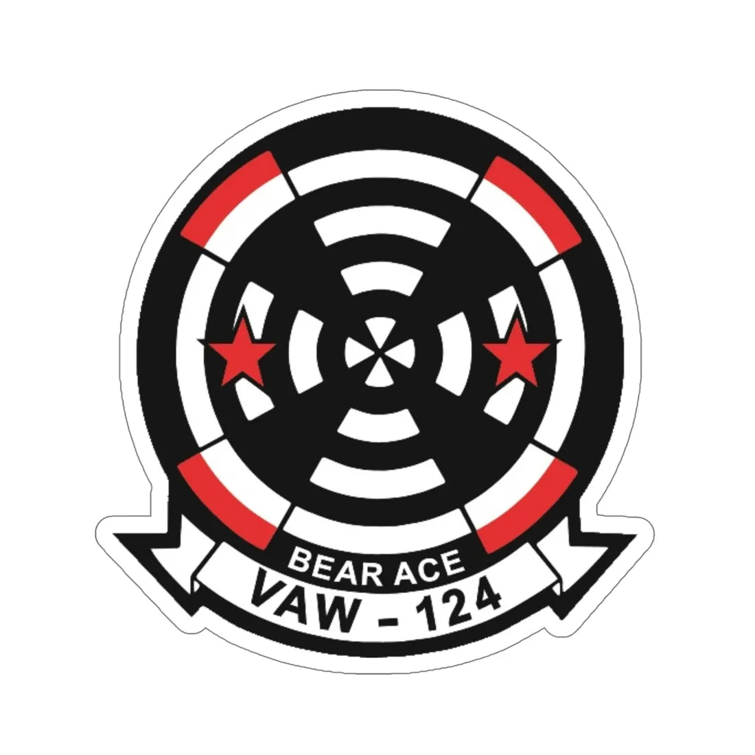 VAW 124 Bear Ace (U.S. Navy) STICKER Vinyl Die-Cut Decal 6 Inch - The Sticker Space