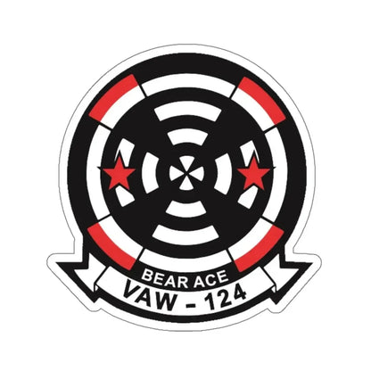 VAW 124 Bear Ace (U.S. Navy) STICKER Vinyl Kiss-Cut Decal 6 Inch White - The Sticker Space