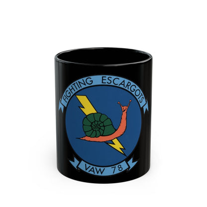 VAW 78 (U.S. Navy) Black Coffee Mug-11oz-The Sticker Space