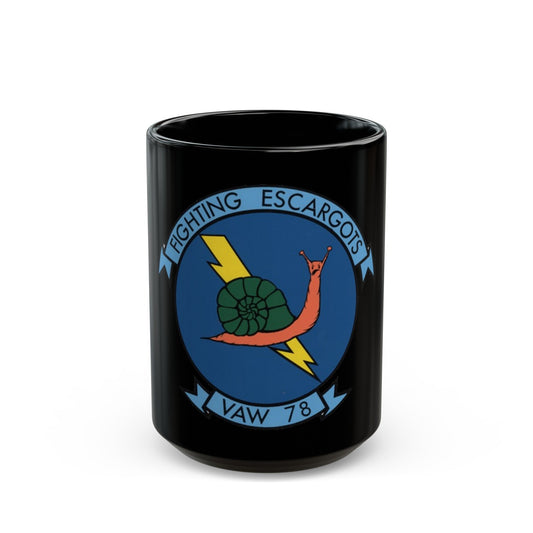 VAW 78 (U.S. Navy) Black Coffee Mug-15oz-The Sticker Space